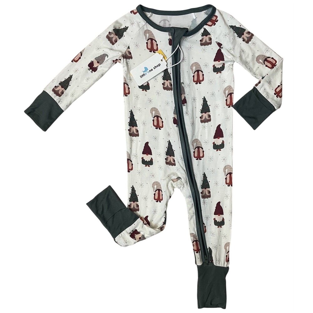 NWT's Little One Shop 3/6 Bamboo Gnome Pjs